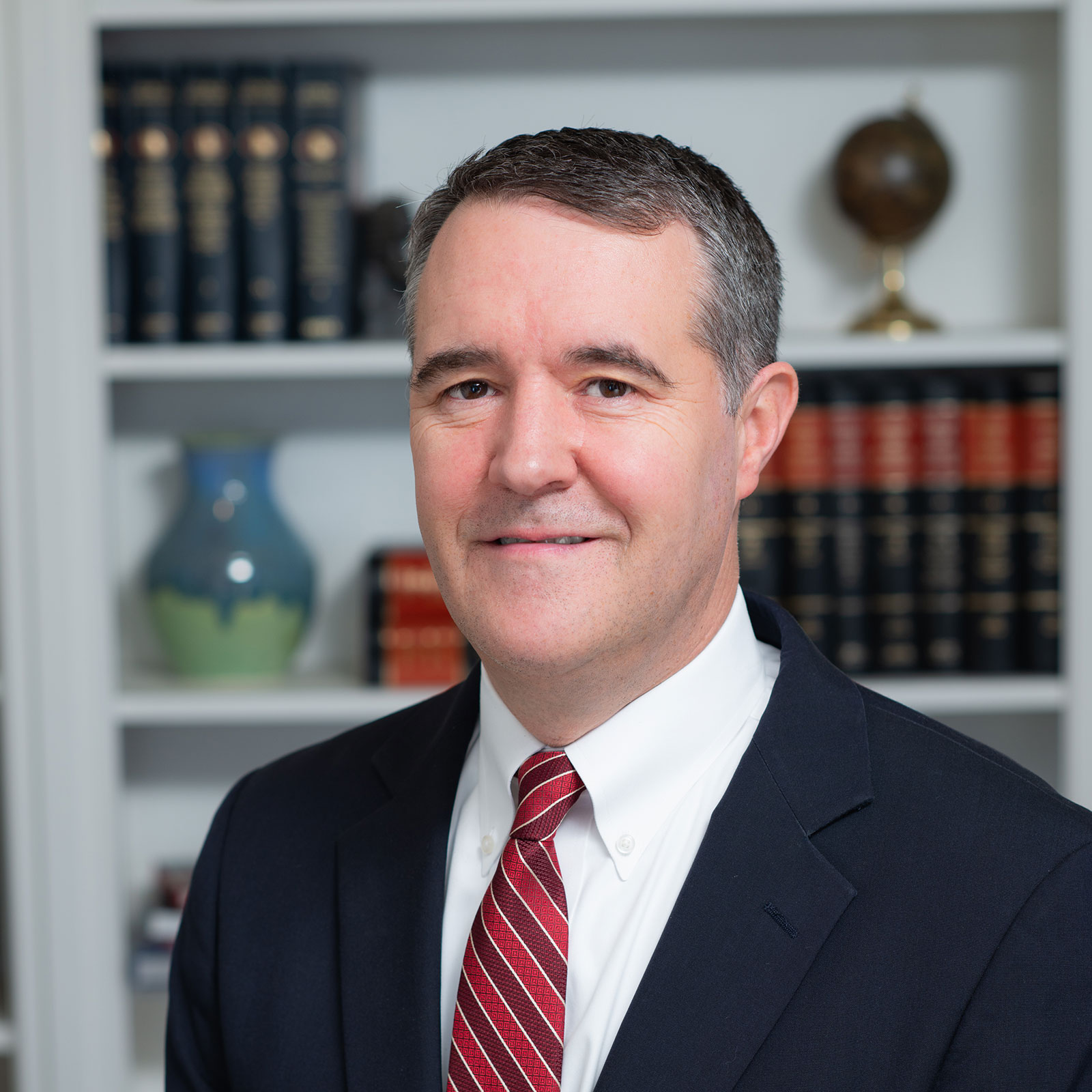 Head shot of Lawton Jordan, a business attorney serving corporate and SMB clients in and around Decatur, Georgia.